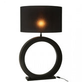 Tafellamp Lamp Rond Aluminium Zwart J-Line