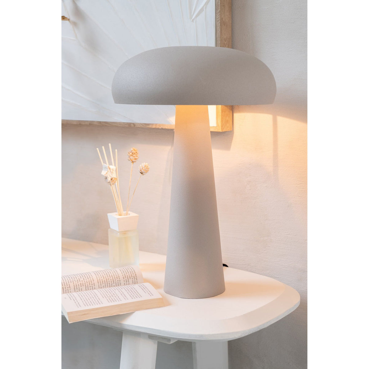 Tafellamp Metaal Beige J-Line