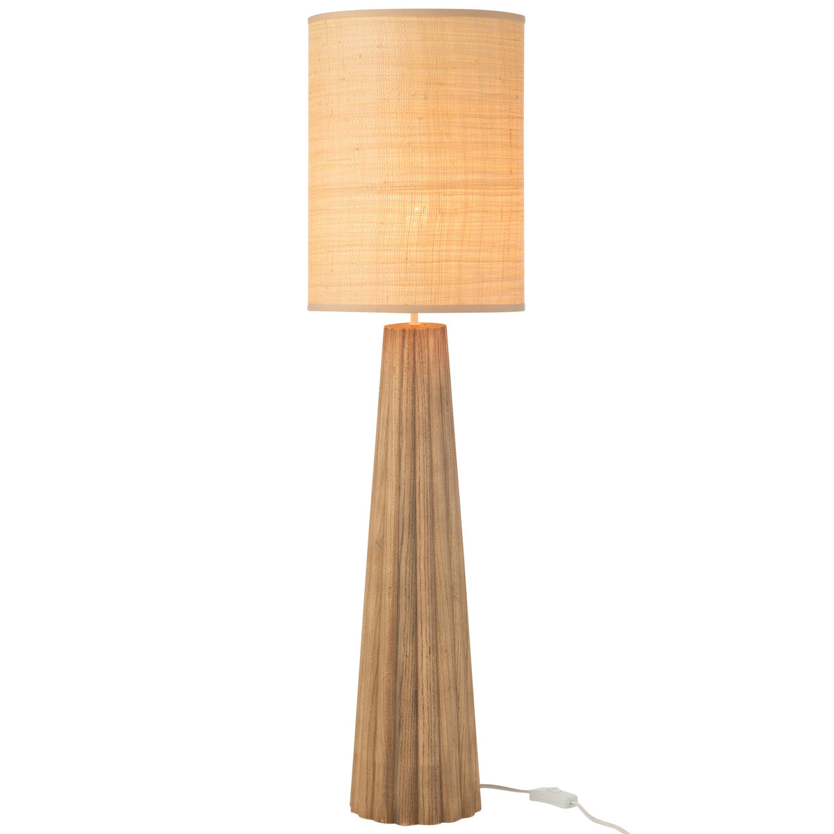 Tafellamp Paraplu Ailanthus Hout Naturel Large J-Line