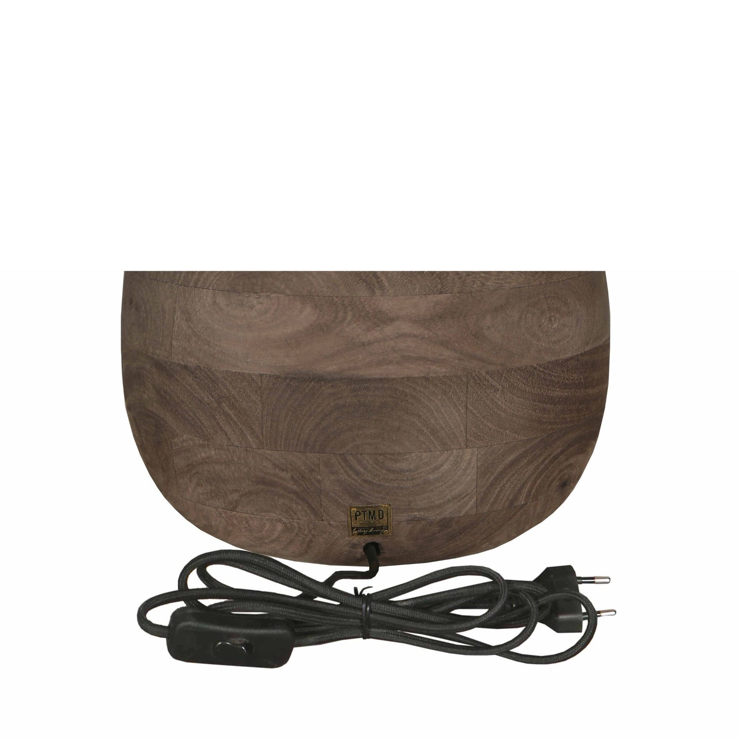 Tafellamp Peake Bruin Mangohout Large PTMD - Tafellamp - PTMD - livinglovely.nl