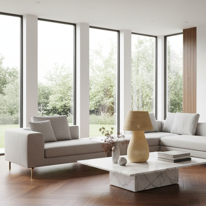 Tafellamp Peake Naturel Mangohout Large PTMD - Tafellamp - PTMD - livinglovely.nl