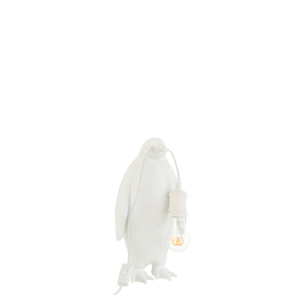 Tafellamp Pinguïn Resine Wit Small J-Line