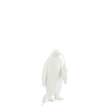 Tafellamp Pinguïn Resine Wit Small J-Line