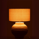 Tafellamp Terracotta Beige J-Line - Tafellamp - J-Line - livinglovely.nl