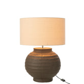 Tafellamp Terracotta Bruin J-Line - Tafellamp - J-Line - livinglovely.nl
