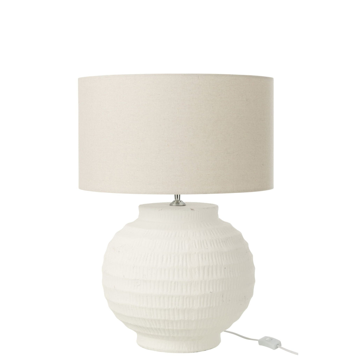 Tafellamp Terracotta Wit J-Line