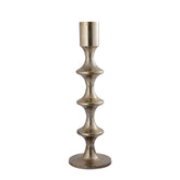 Taika Gold alu round Kandelaar tabs hoog 92cm PTMD - Kandelaar - PTMD - livinglovely.nl