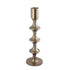 Taika Gold alu round Kandelaar tabs hoog 92cm PTMD - Kandelaar - PTMD - livinglovely.nl