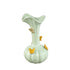 Tamarae Green Ceramic Flowy Vase With Butterfly L van PTMD op witte achtergrond