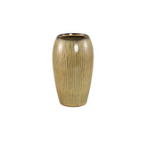 Tamica Dark Brown Ceramic Pot S van PTMD, kleine donkerbruine keramieken pot op witte achtergrond