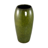 Tamica Dark Green Ceramic Pot L van PTMD, detail van de gladde donkergroene keramiekafwerking