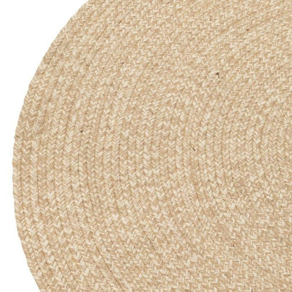 Tapijt Miami Outdoor Polyester Naturel/Wit Medium - Buiten-divers - J-Line - livinglovely.nl