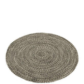 Tapijt Miami Outdoor Polyester Zwart/Wit Small - Buiten-divers - J-Line - livinglovely.nl