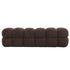 Teddy Bench Coffee 160 x45x43cm PTMD - Bankje - PTMD - livinglovely.nl