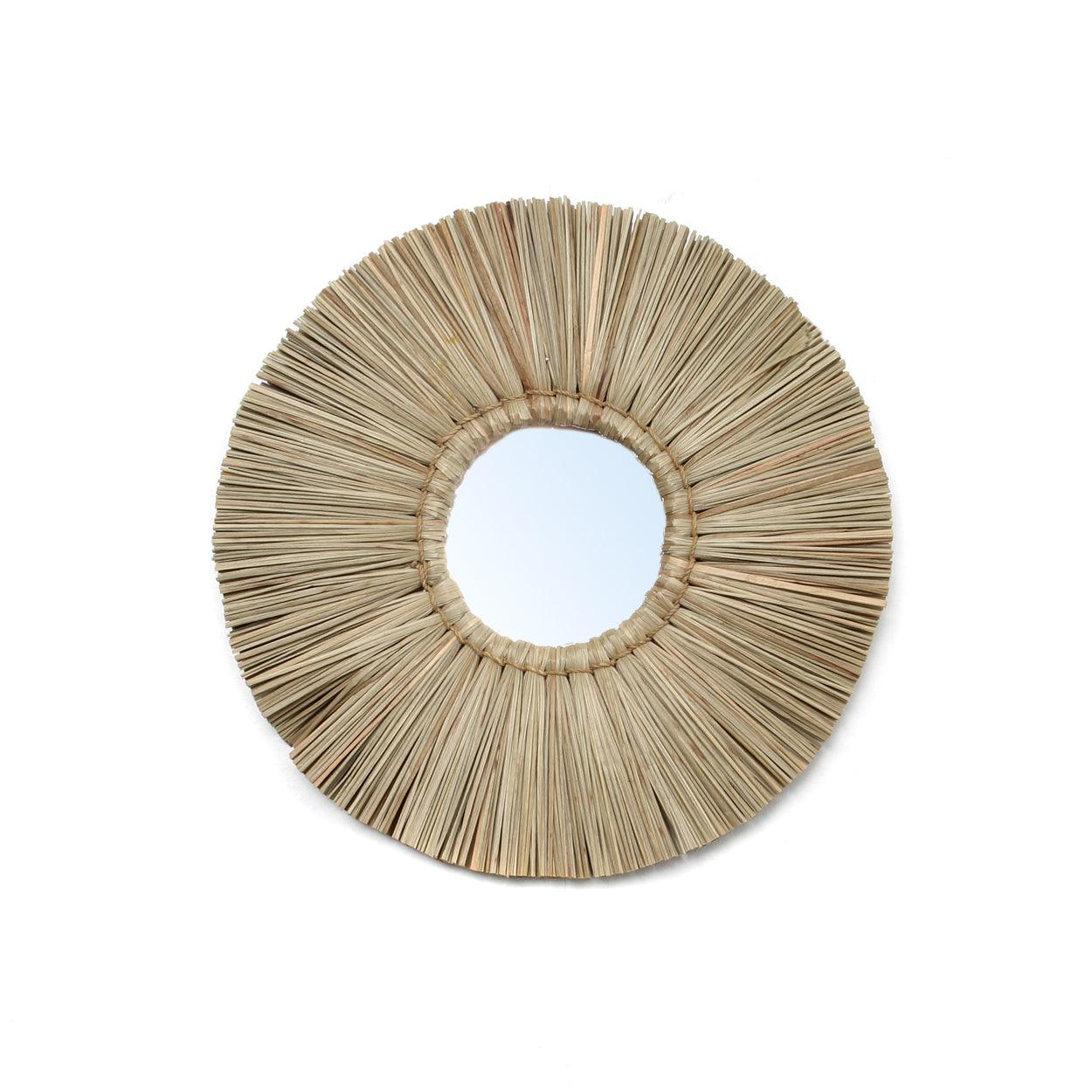 The Alang Alang Mirror Small Naturel , Spiegel , Bazar Bizar , livinglovely.nl