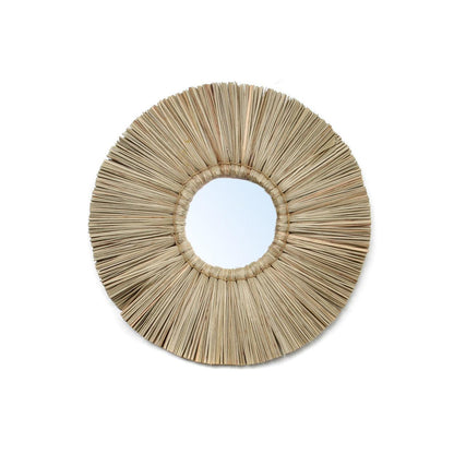 The Alang Alang Mirror Small Naturel , Spiegel , Bazar Bizar , livinglovely.nl