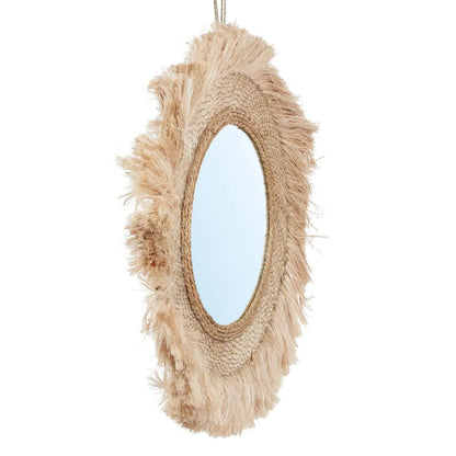 The Capri Mirror - Natural - L , Spiegel , Bazar Bizar , livinglovely.nl