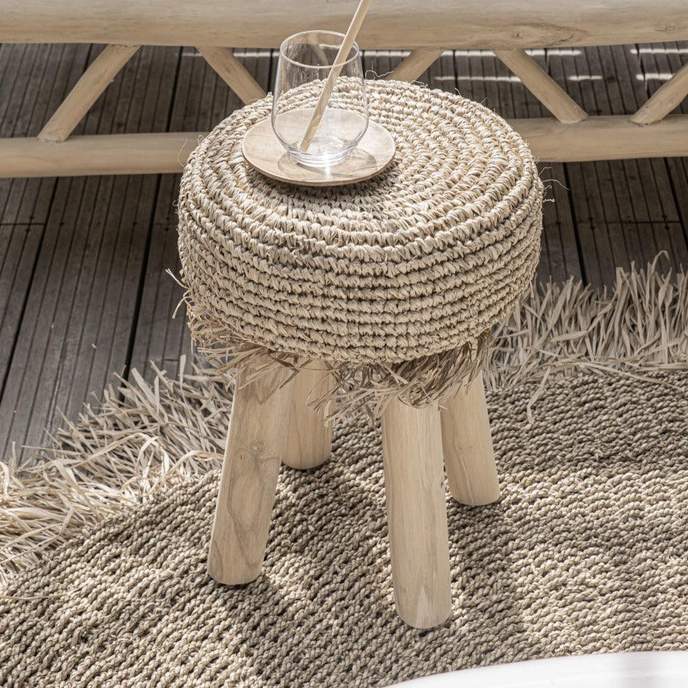 The Fringed Carpet - Natural - 100 , Vloerkleed , Bazar Bizar , livinglovely.nl