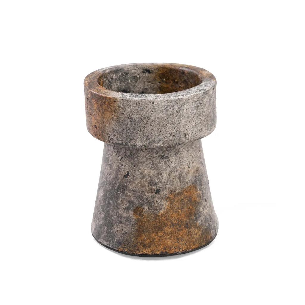 The Gypsy Candle Holder Antique Grey Medium , Kandelaar , Bazar Bizar , livinglovely.nl