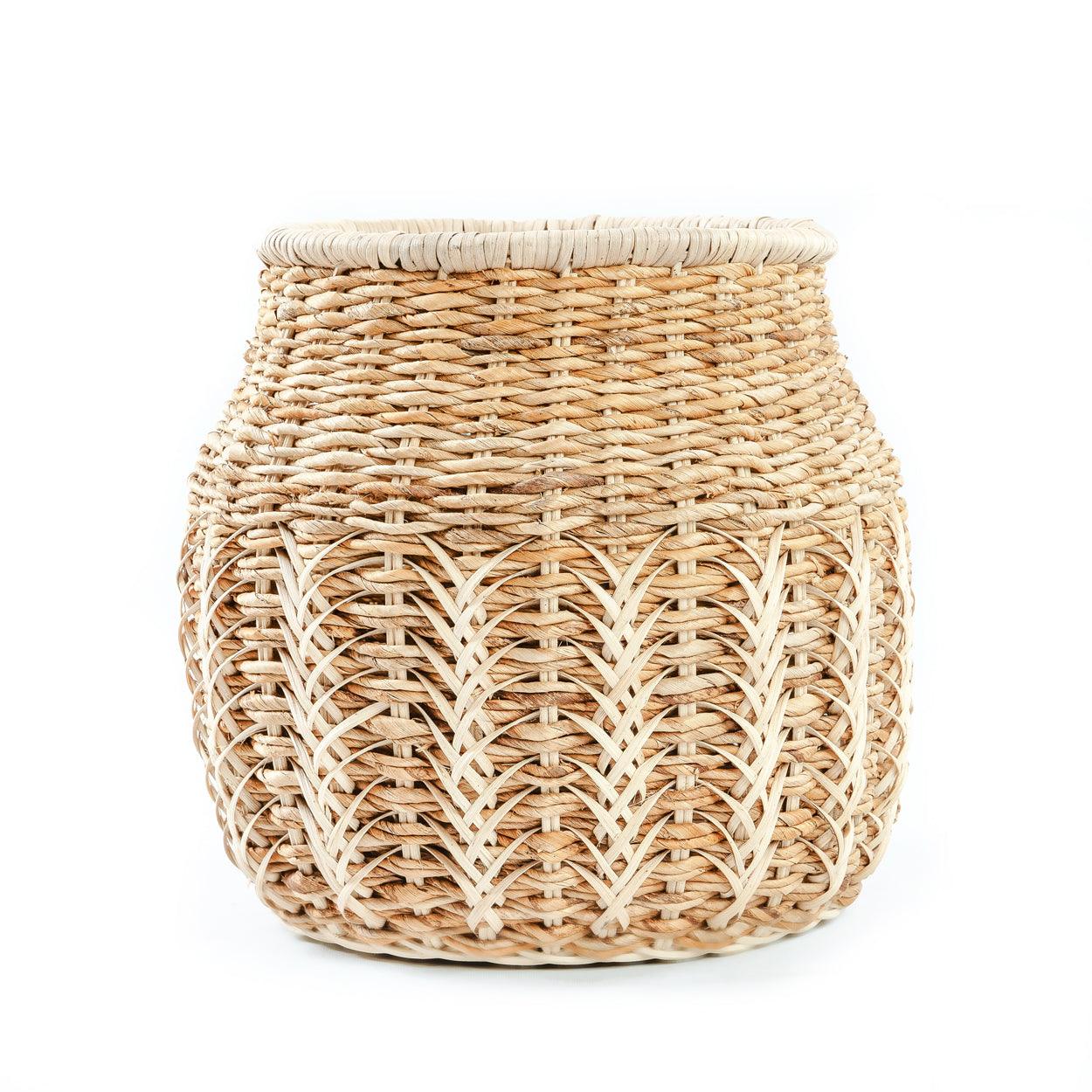 The Luziru Basket Natural Large , Mand , Bazar Bizar , livinglovely.nl