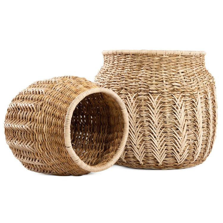 The Luziru Basket Natural Medium , Mand , Bazar Bizar , livinglovely.nl