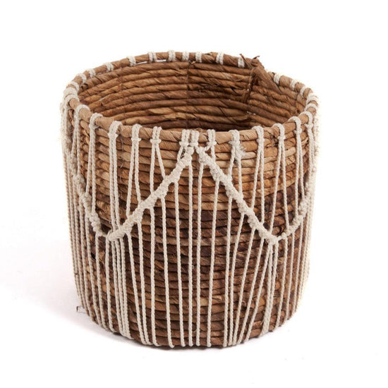 The Macra-mazing Basket - Natural White - L , Mand , Bazar Bizar , livinglovely.nl