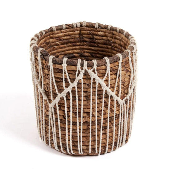 The Macra-mazing Basket - Natural White - M , Mand , Bazar Bizar , livinglovely.nl