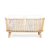 The Malawi Two Seater - Natural White - Outdoor bank - Bazar Bizar - livinglovely.nl
