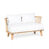 The Malawi Two Seater - Natural White - Outdoor bank - Bazar Bizar - livinglovely.nl