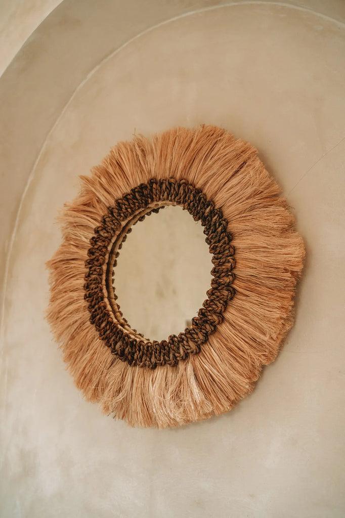 The Mowgli Mirror - Natural - M , Spiegel , Bazar Bizar , livinglovely.nl