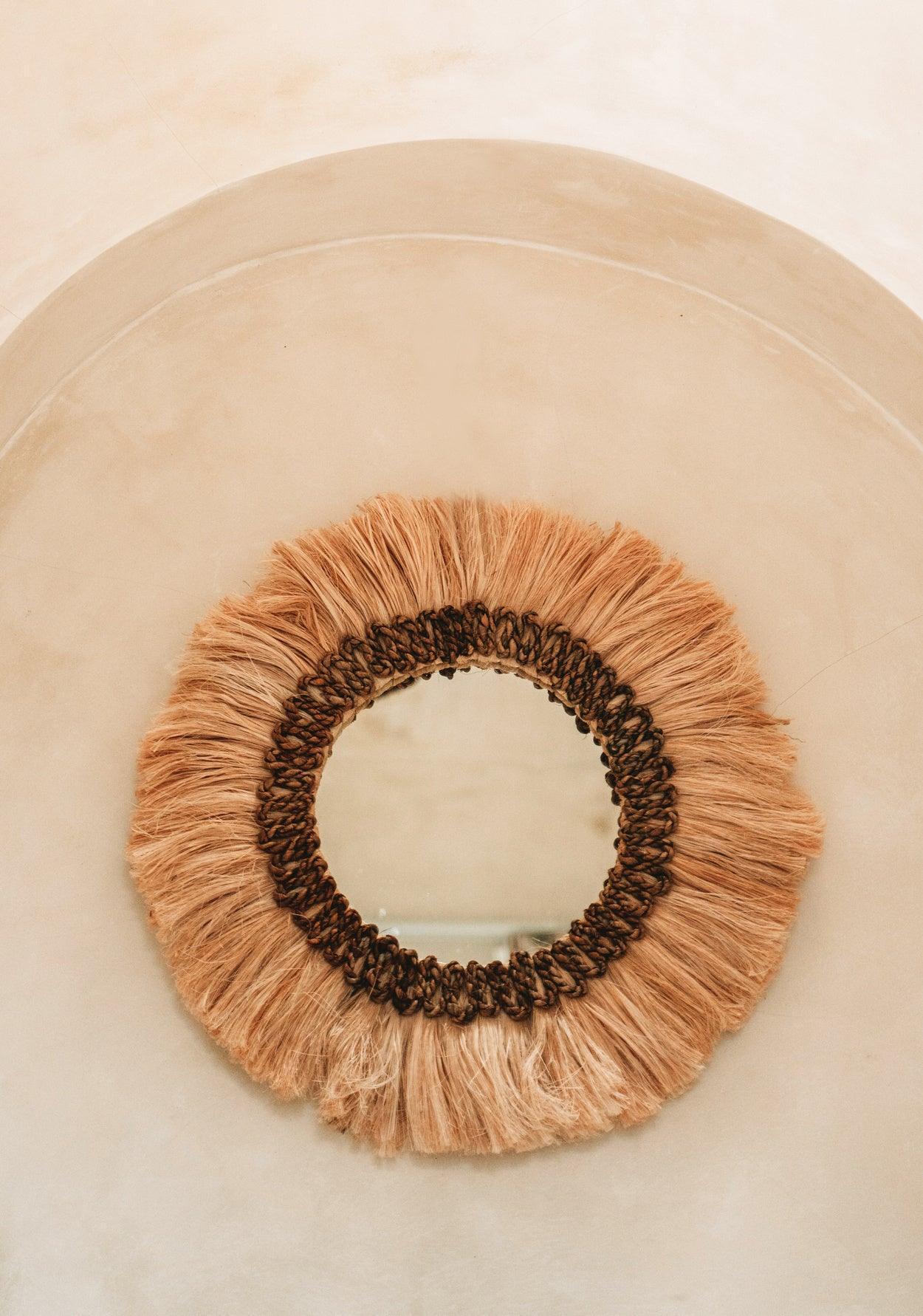 The Mowgli Mirror - Natural - M , Spiegel , Bazar Bizar , livinglovely.nl