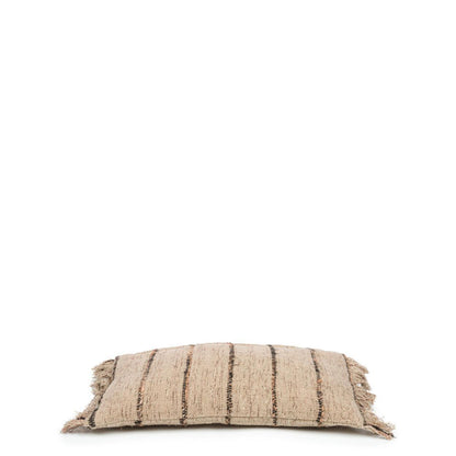 The Oh My Gee Cushion Cover - Beige Black - 30x50 , Kussenhoes , Bazar Bizar , livinglovely.nl