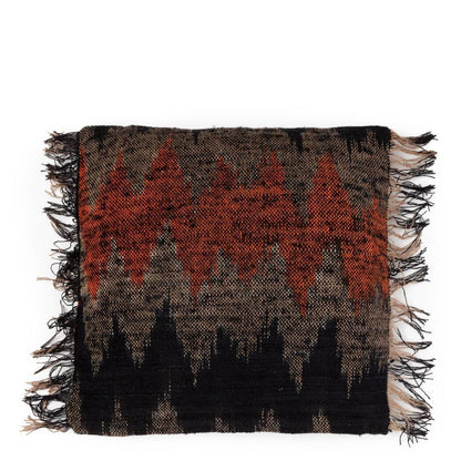 The Oh My Gee Cushion Cover - Black Orange - 40x40 , Kussenhoes , Bazar Bizar , livinglovely.nl