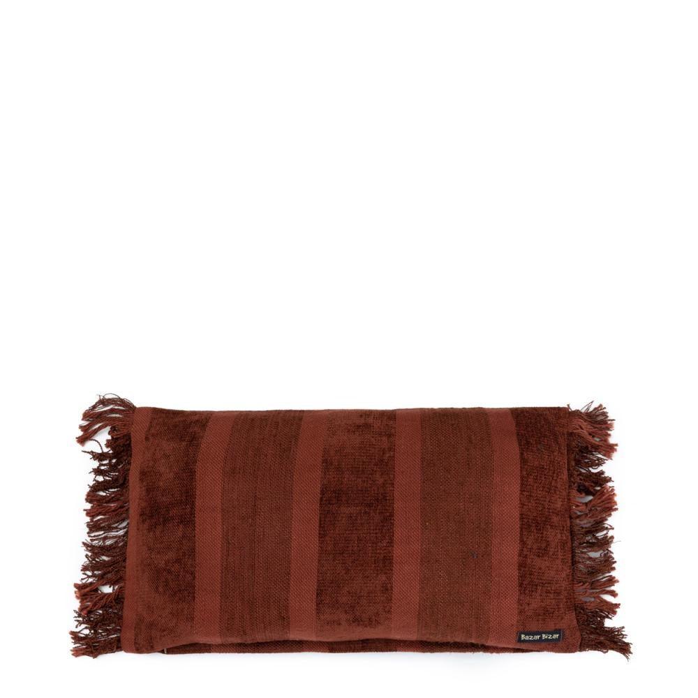 The Oh My Gee Cushion Cover - Burgundy Velvet - 30x50 , Kussenhoes , Bazar Bizar , livinglovely.nl