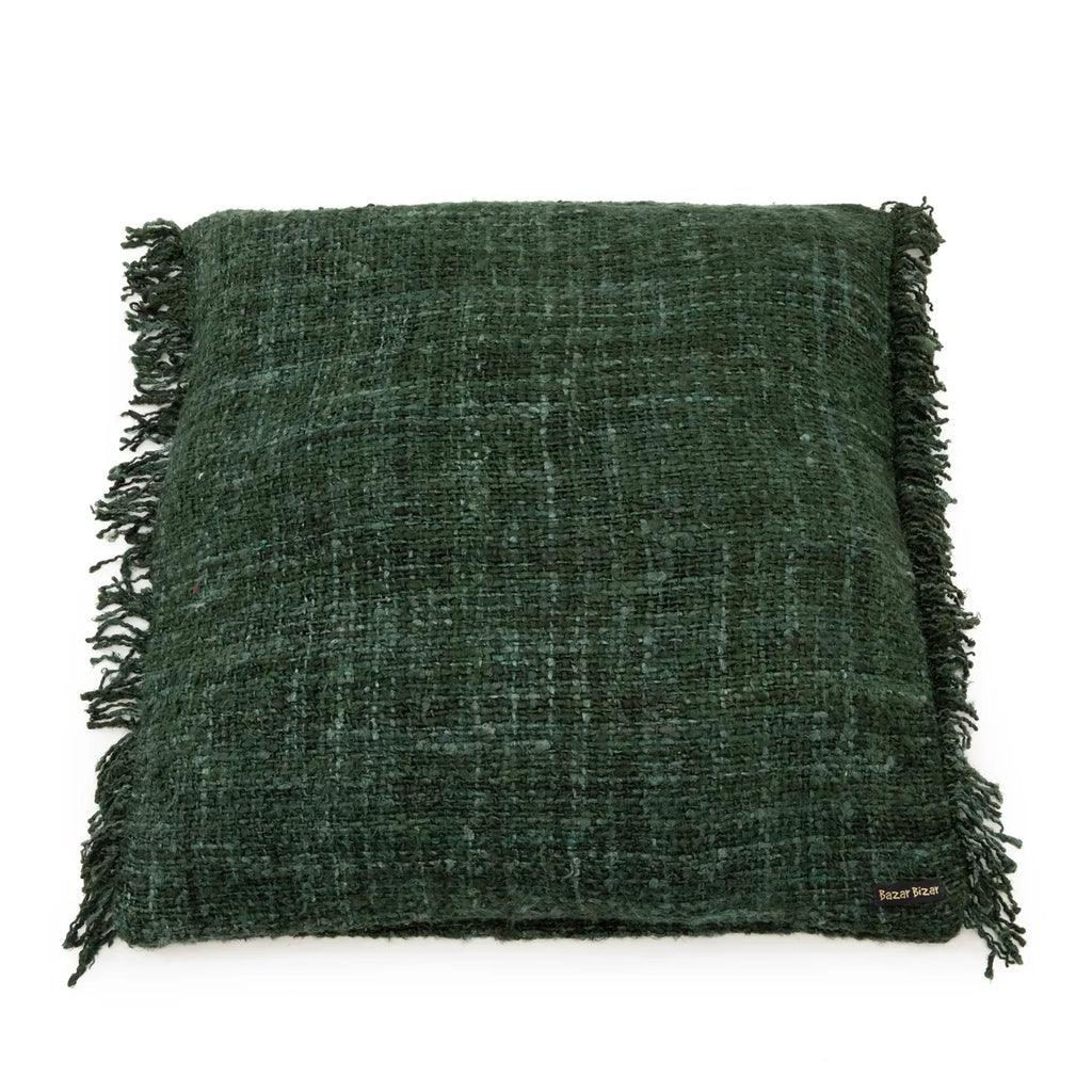 The Oh My Gee Cushion Cover - Forrest Green - 60x60 , Kussenhoes , Bazar Bizar , livinglovely.nl