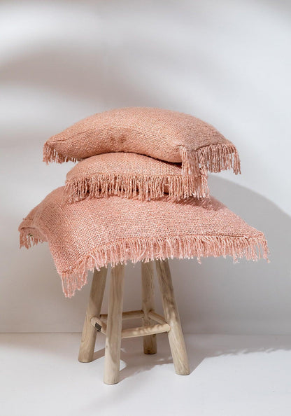 The Oh My Gee Cushion Cover - Salmon Pink - 40x40 , Kussenhoes , Bazar Bizar , livinglovely.nl