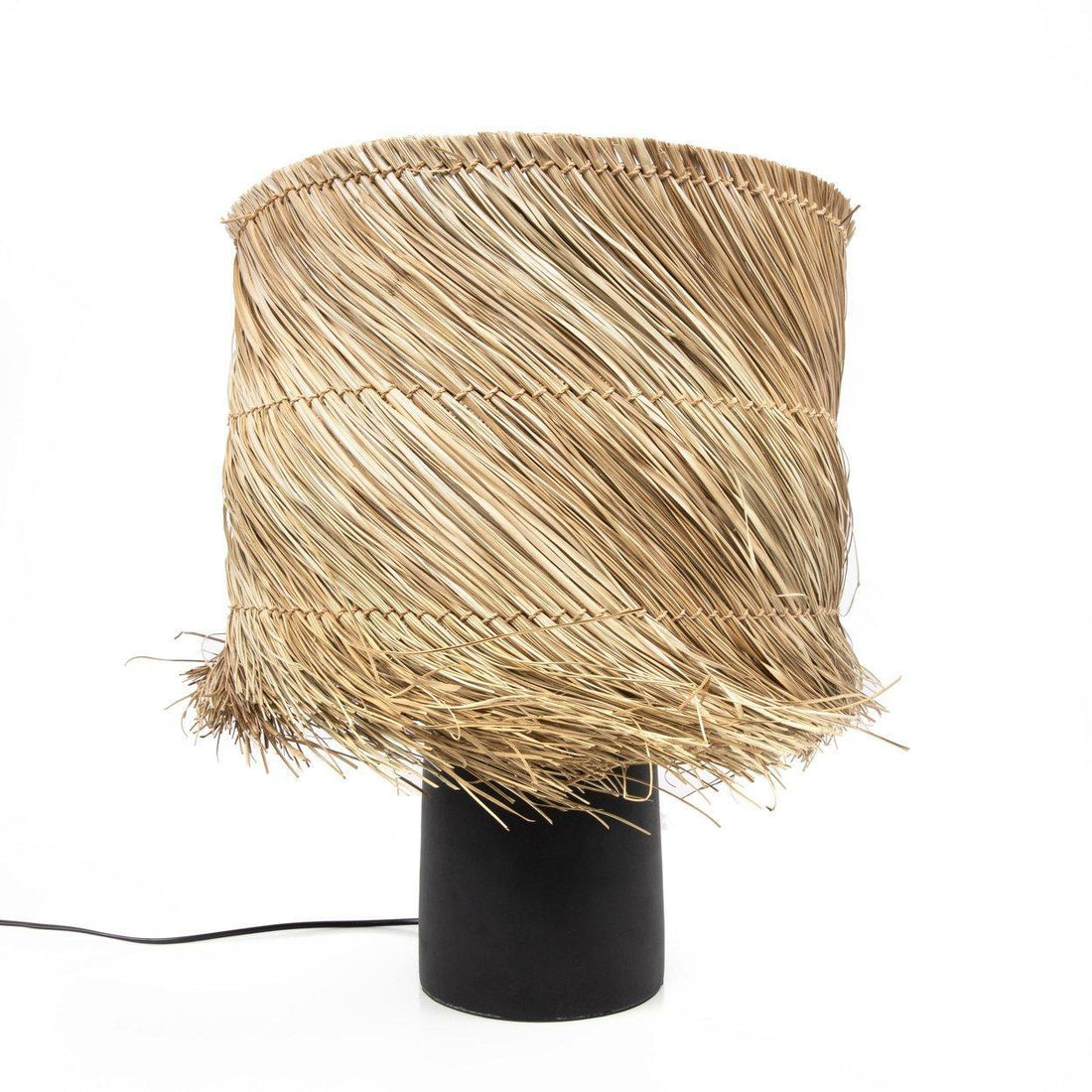 The Pandan Tafellamp - Black Natural , Tafellamp , Bazar Bizar , livinglovely.nl