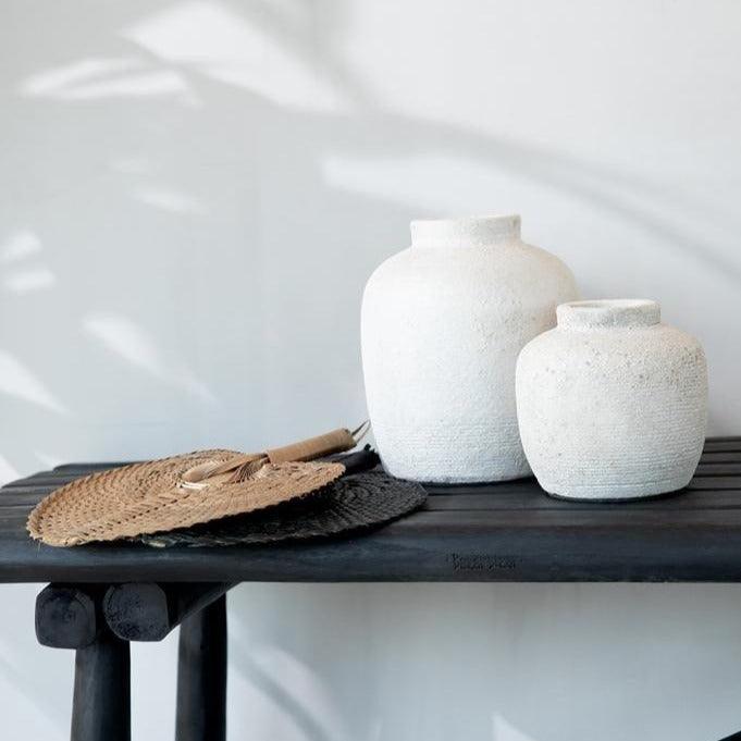 The Peaky Vase - Concrete - M , Vaas , Bazar Bizar , livinglovely.nl