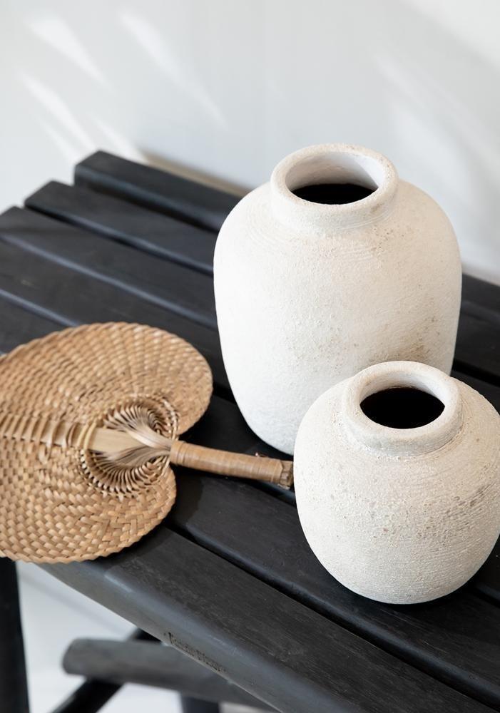 The Peaky Vase - Concrete - M , Vaas , Bazar Bizar , livinglovely.nl