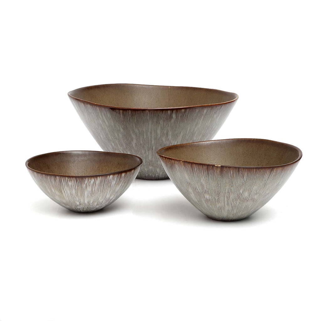 The Peniche Serving Bowl - Set of 2 - - Bazar Bizar - livinglovely.nl