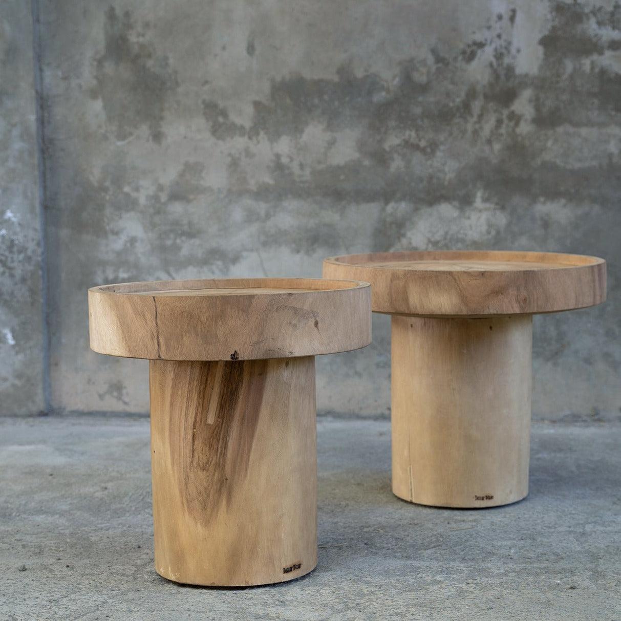 The Quichua Side Table - Natural , bijzettafel , Bazar Bizar , livinglovely.nl