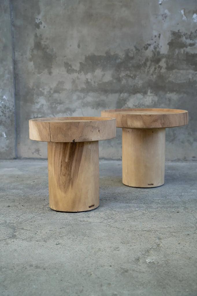 The Quichua Side Table - Natural , bijzettafel , Bazar Bizar , livinglovely.nl