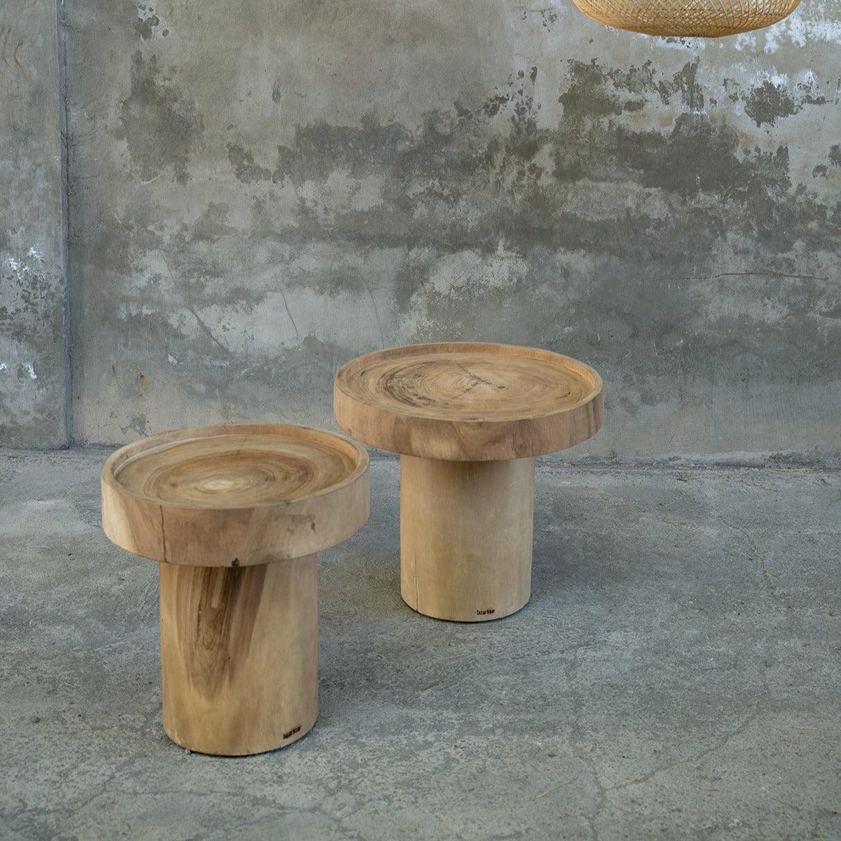 The Quichua Side Table - Natural , bijzettafel , Bazar Bizar , livinglovely.nl