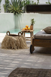 The Raffia Basket - Large , Mand , Bazar Bizar , livinglovely.nl