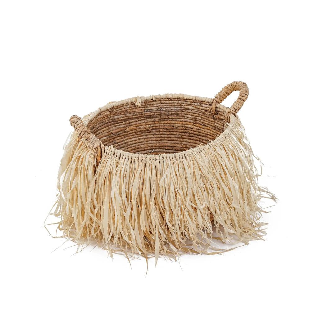 The Raffia Basket - Large , Mand , Bazar Bizar , livinglovely.nl