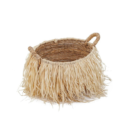 The Raffia Basket - Large , Mand , Bazar Bizar , livinglovely.nl