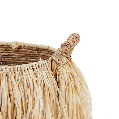 The Raffia Basket - Large , Mand , Bazar Bizar , livinglovely.nl