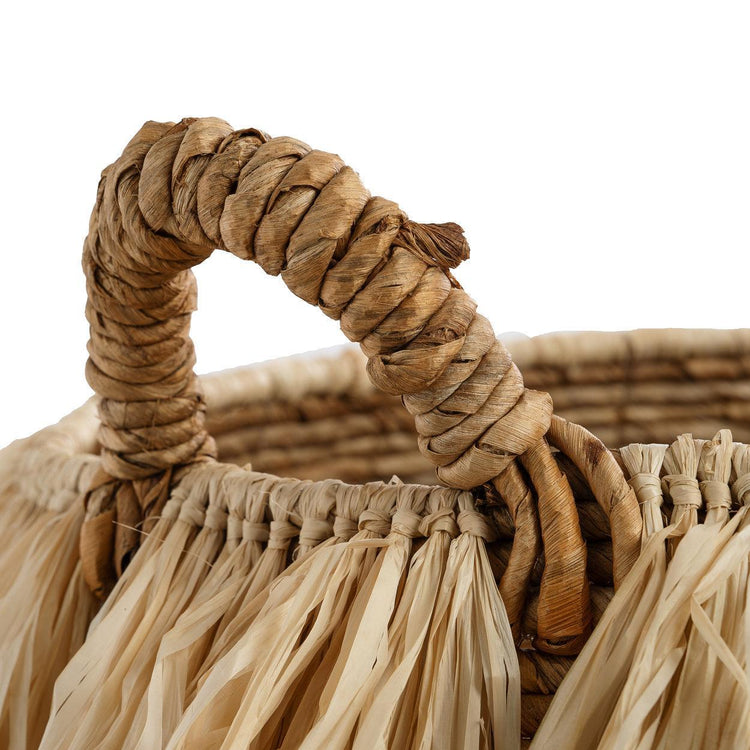 The Raffia Basket - Large , Mand , Bazar Bizar , livinglovely.nl