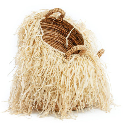 The Raffia Basket - Large , Mand , Bazar Bizar , livinglovely.nl