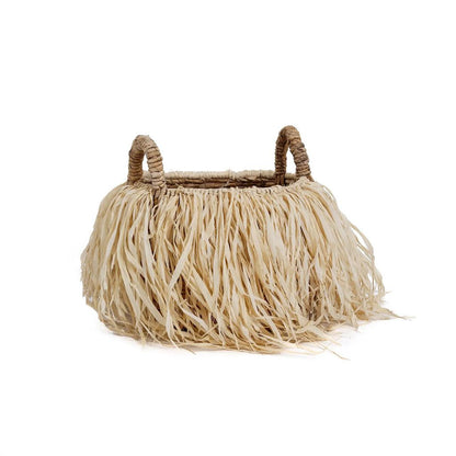 The Raffia Basket - Medium , Mand , Bazar Bizar , livinglovely.nl